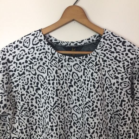 Jack by BB Dakota White Animal Print Sweater - Picture 3 of 9